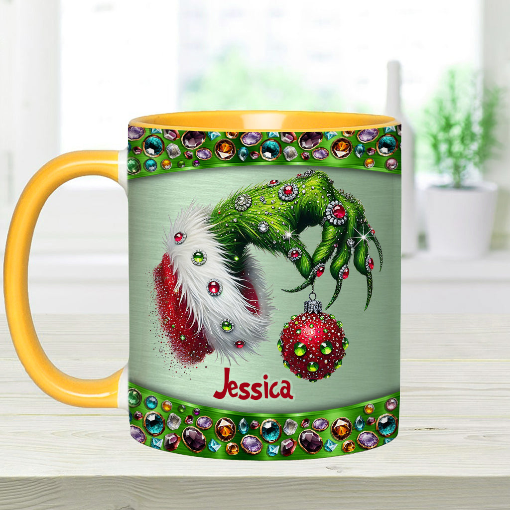 Merry Christmas - Personalized Stole Christmas Accent Mug
