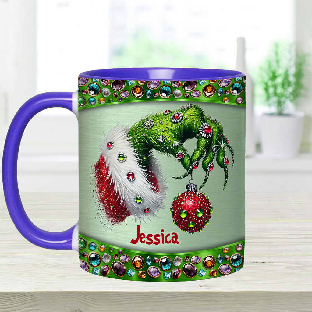 Merry Christmas - Personalized Stole Christmas Accent Mug