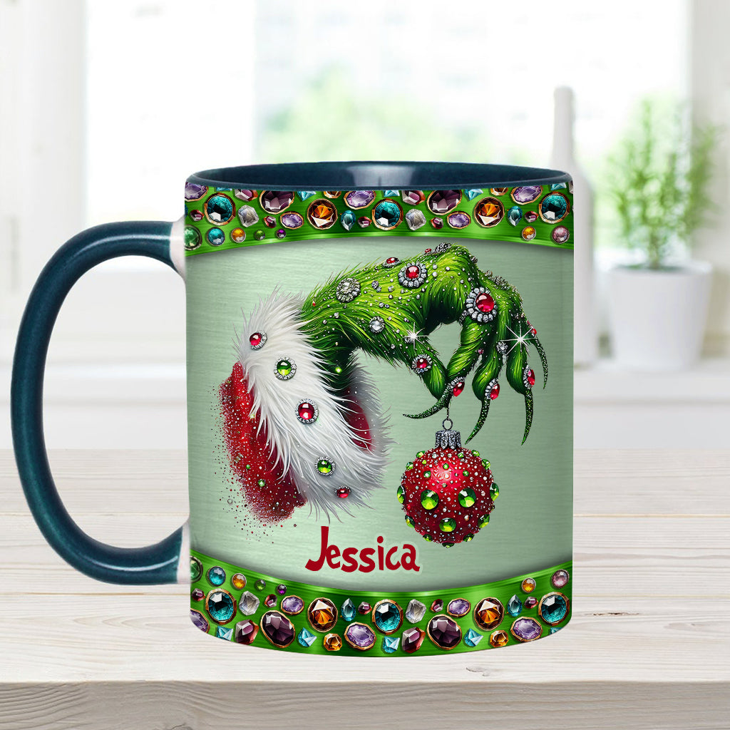 Merry Christmas - Personalized Stole Christmas Accent Mug