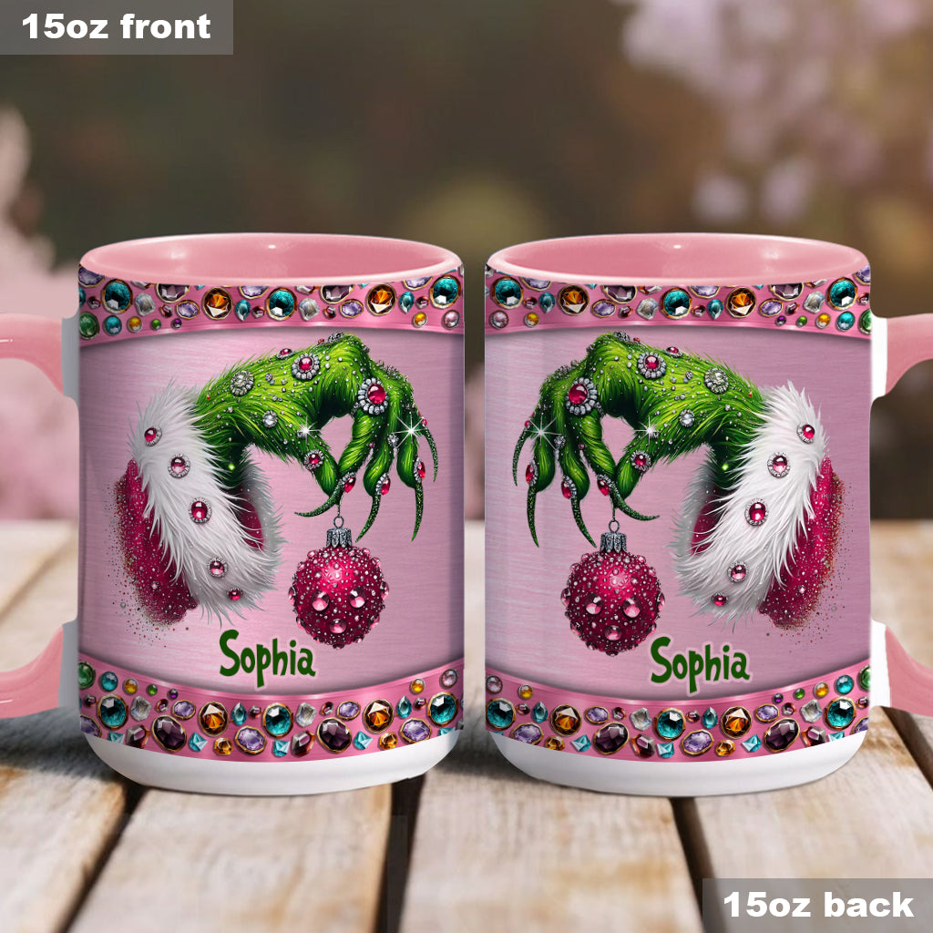 Merry Christmas - Personalized Stole Christmas Accent Mug