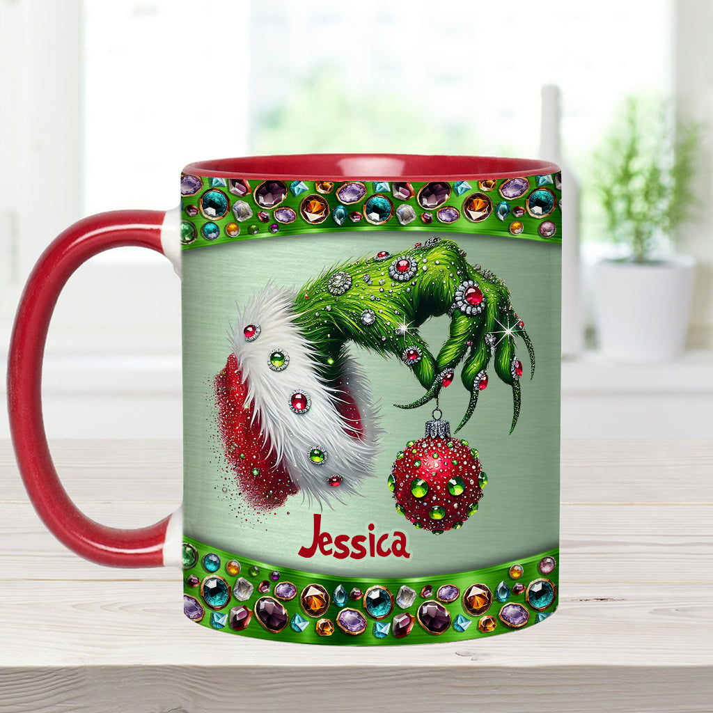 Merry Christmas - Personalized Stole Christmas Accent Mug