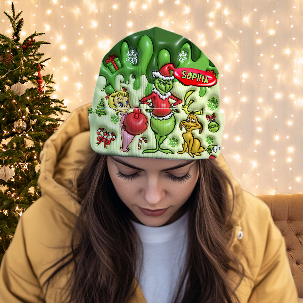 Joyeux Noël - Bonnet de Noël personnalisé avec étole