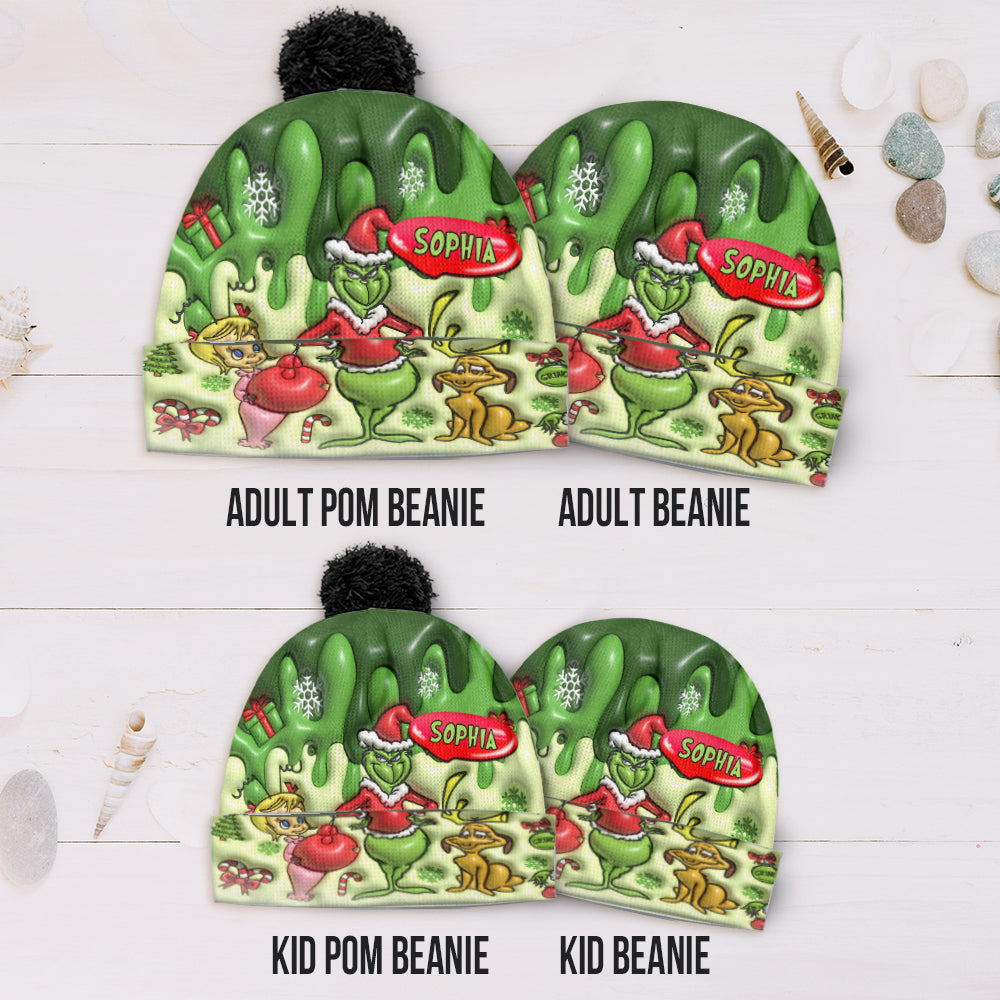 Joyeux Noël - Bonnet de Noël personnalisé avec étole