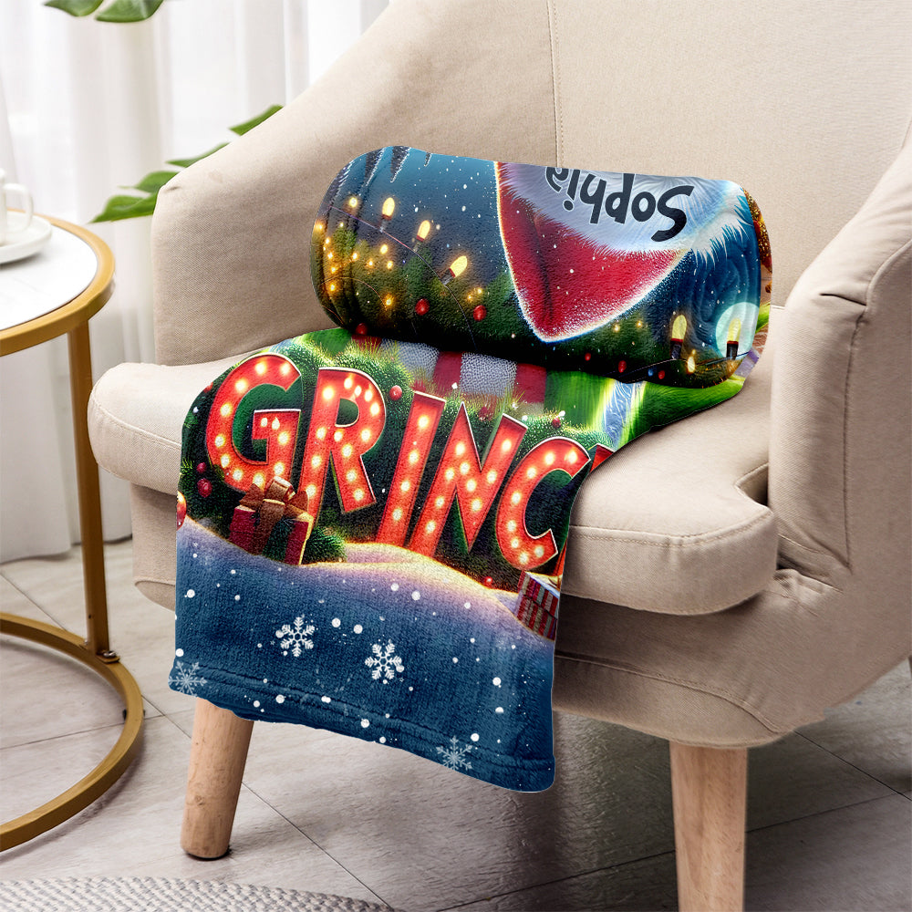 Frohe Weihnachten – Personalisierte Stola-Weihnachtsdecke