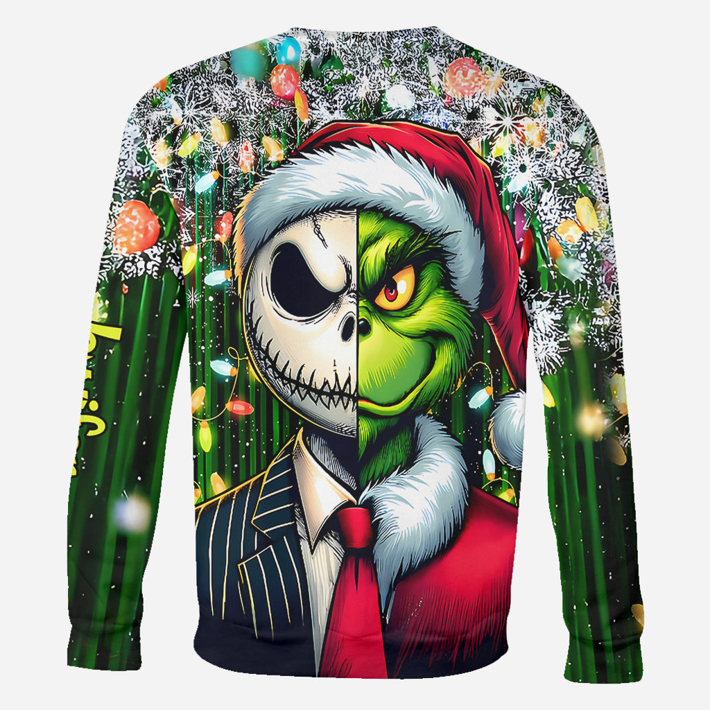 Joyeux Noël - T-shirt personnalisé avec étole de Noël