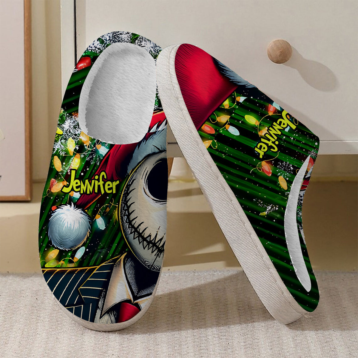 Merry Christmas - Personalized Stole Christmas Slippers