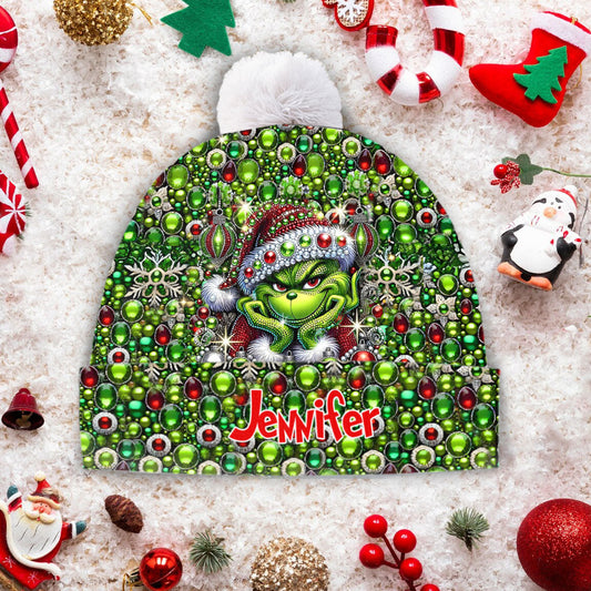 Frohe Weihnachten – Personalisierte Weihnachtsmütze mit Stola