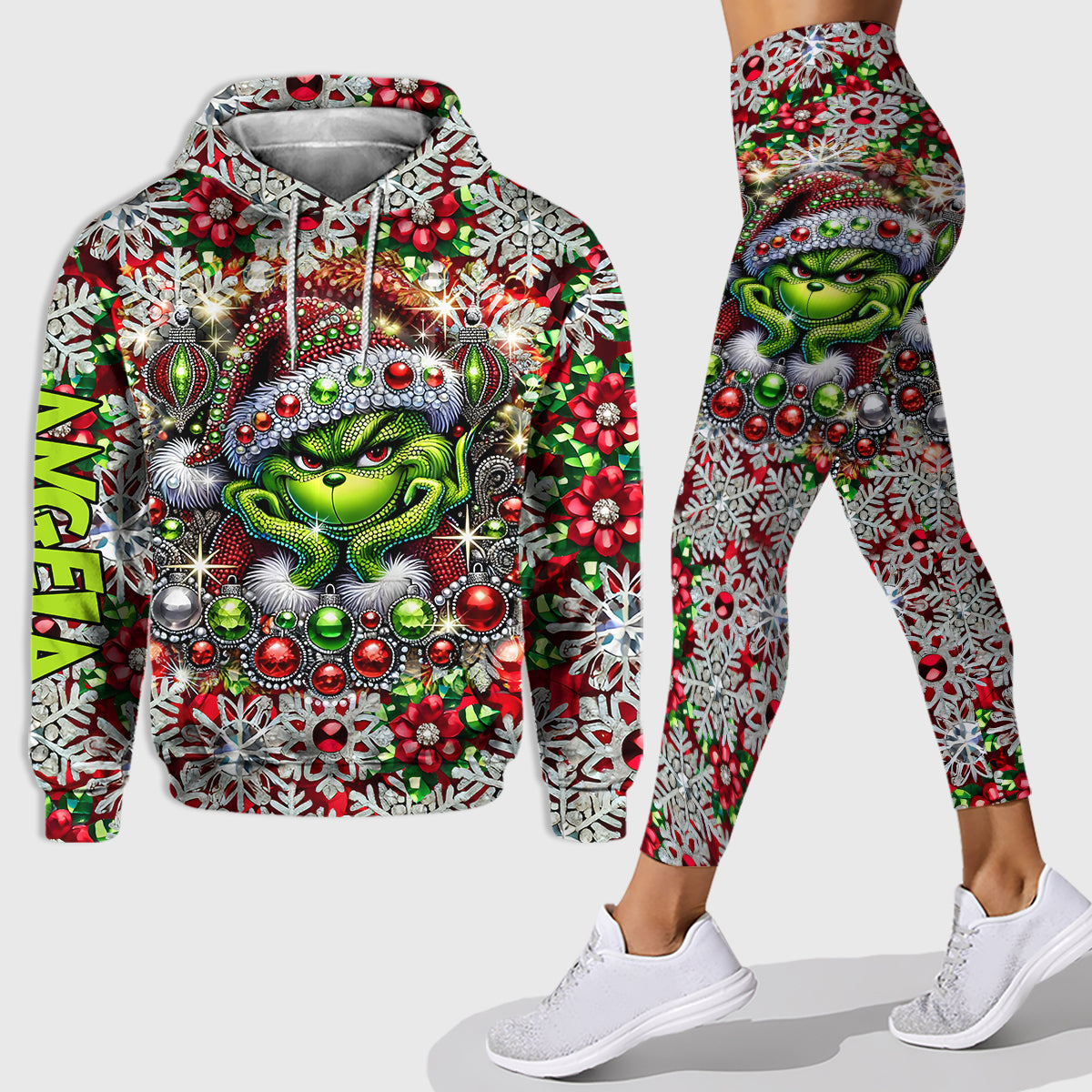 Merry Christmas - Personalized Stole Christmas Hoodie and Leggings