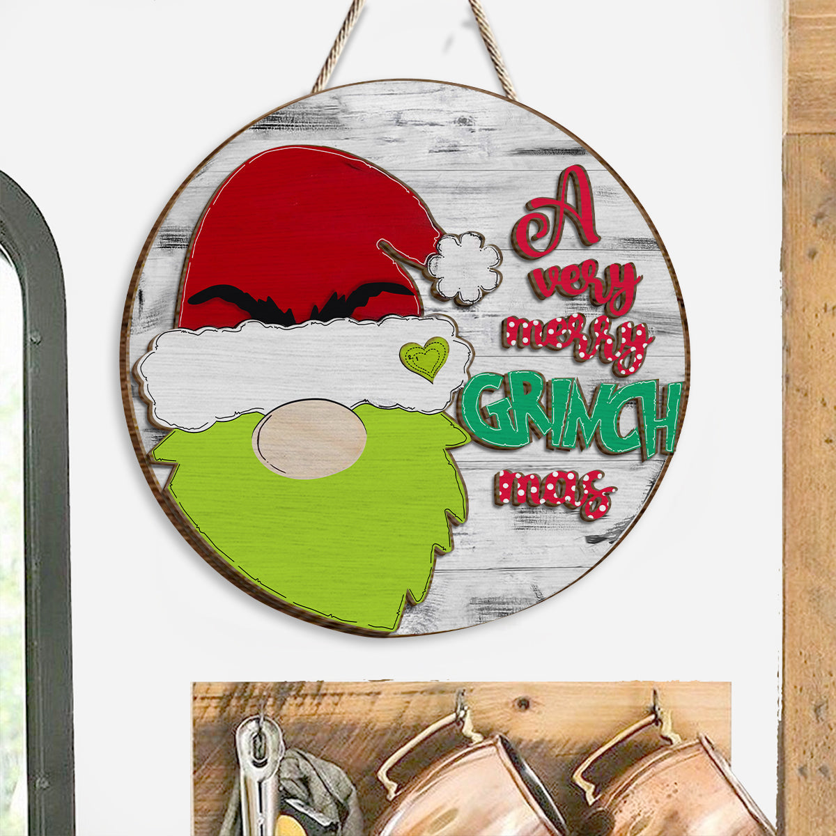 A Very Merry Christmas - Stole Christmas 2 Layered Wood Sign / Wood Plaque