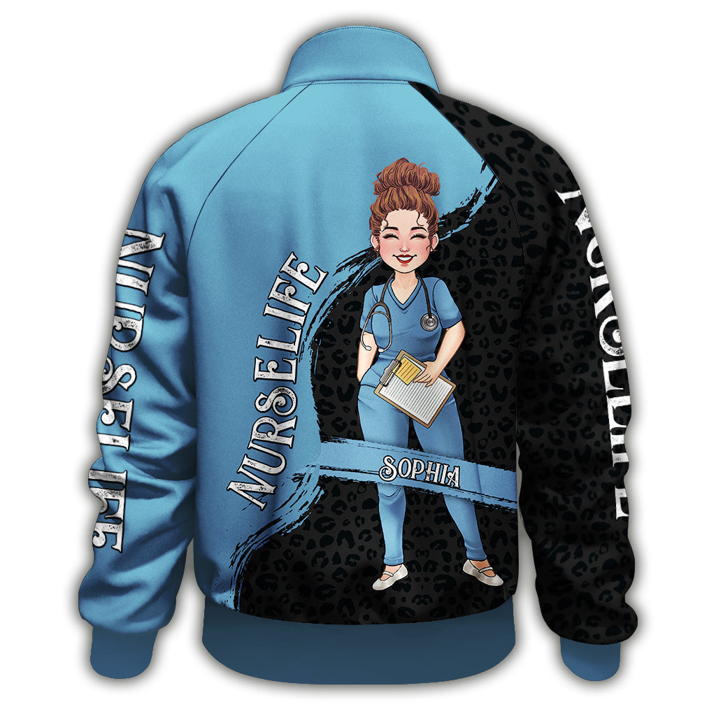 Das Leben als Krankenschwester – Personalisierte Krankenschwester-Reißverschlussjacke