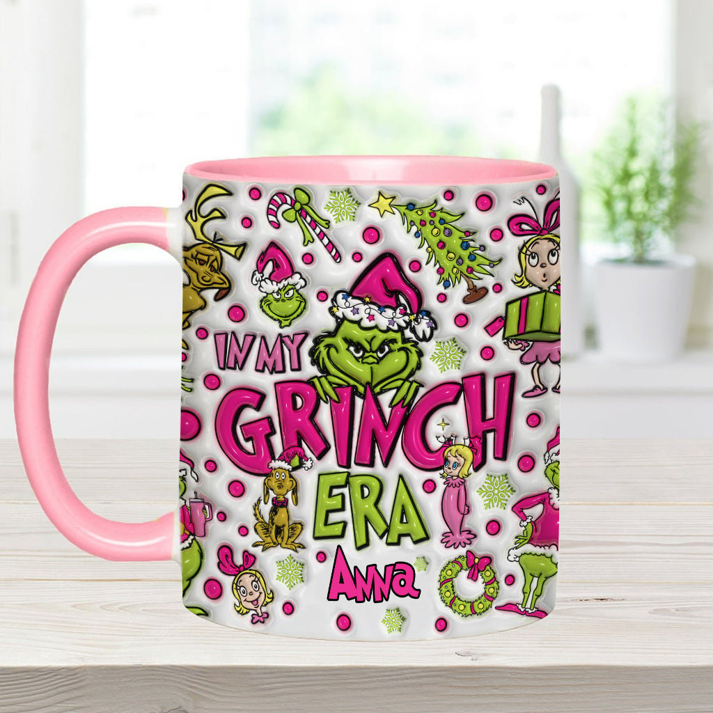 In My Pink Area - Personalized Stole Christmas Accent Mug