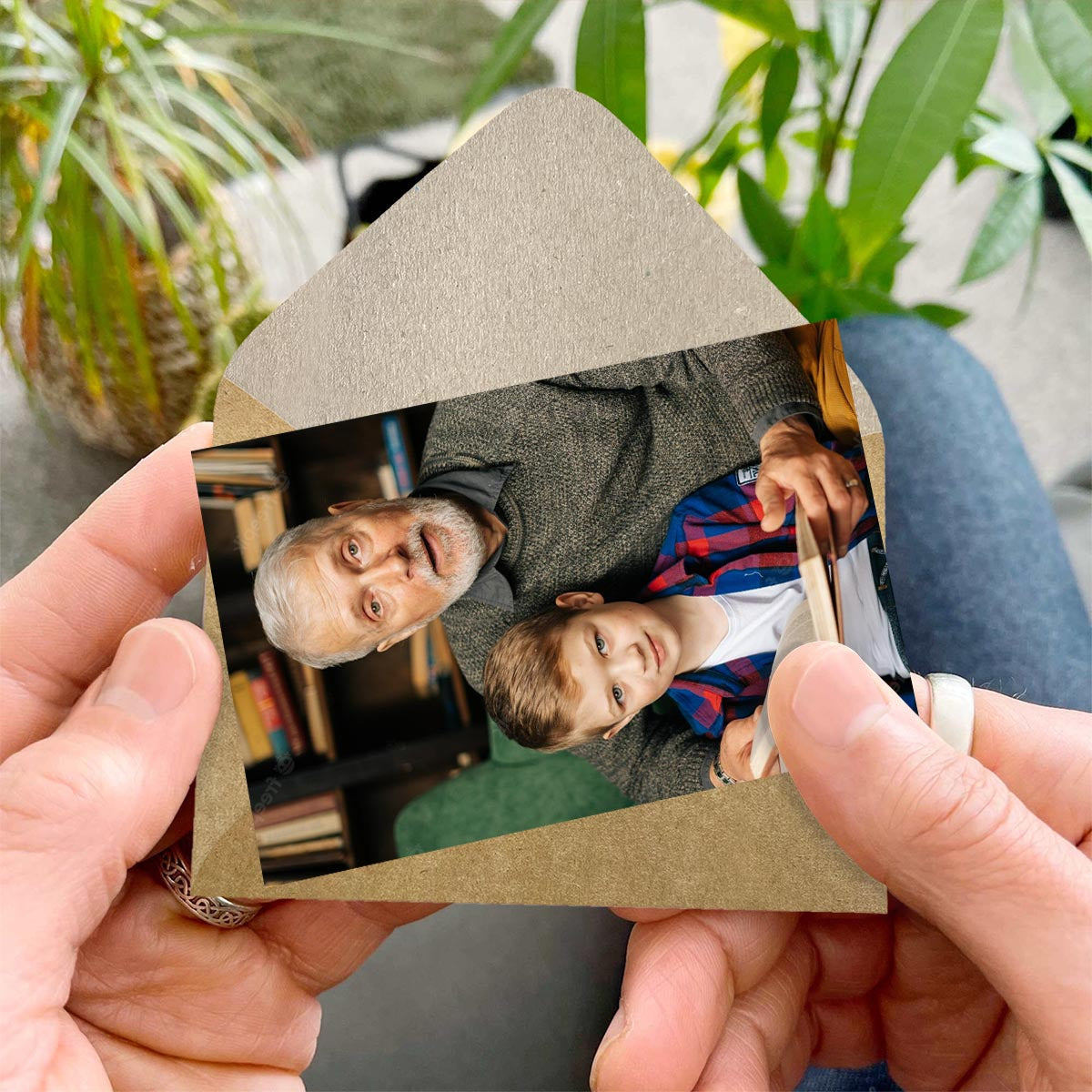 Meilleur Père Premium - Cadeau pour papa, grand-père - Carte à insérer dans un portefeuille personnalisée
