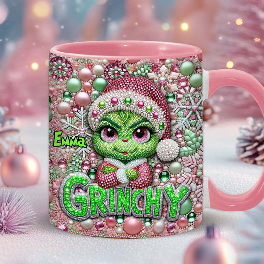 Fröhliche Grinchmas - Personalisierter Stola-Weihnachtsbecher