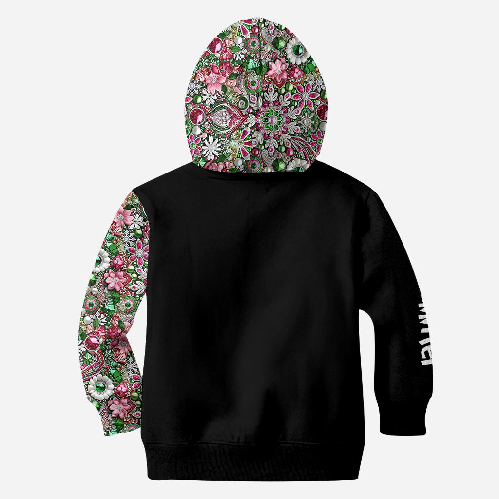 Fröhliche Grinchmas – Personalisierter Stola-Weihnachtshoodie und Leggings