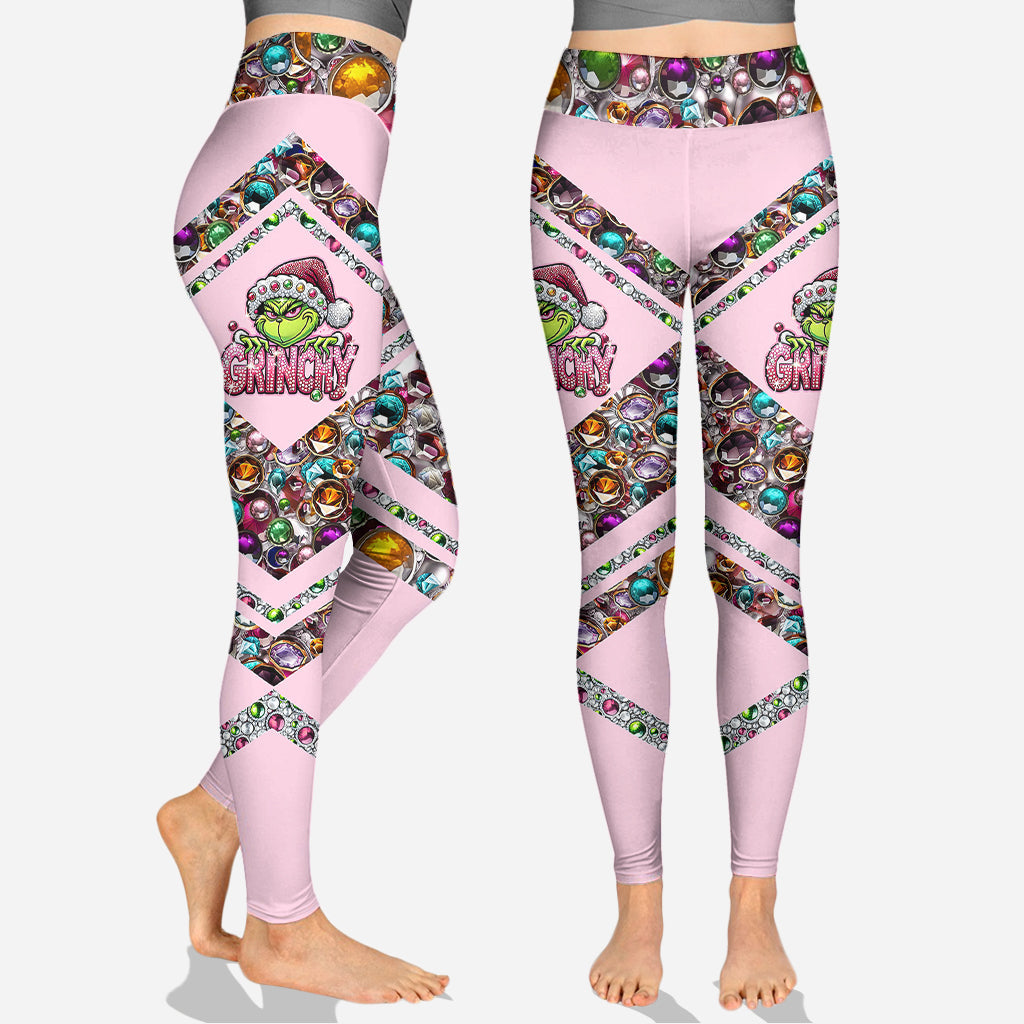 Personalisierter Weihnachtspullover und Leggings mit Wunschnamen