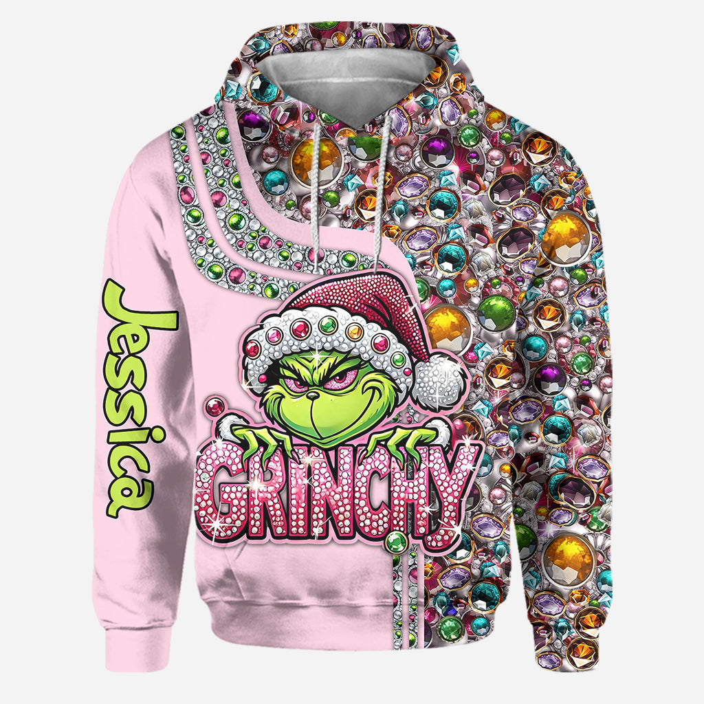 Personalisierter Weihnachtspullover und Leggings mit Wunschnamen