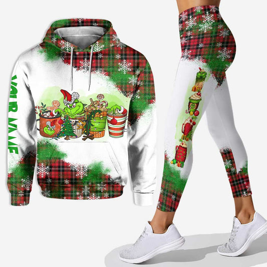 Joyeux Noël ! - Écharpe de Noël personnalisée, sweat à capuche et leggings de Noël