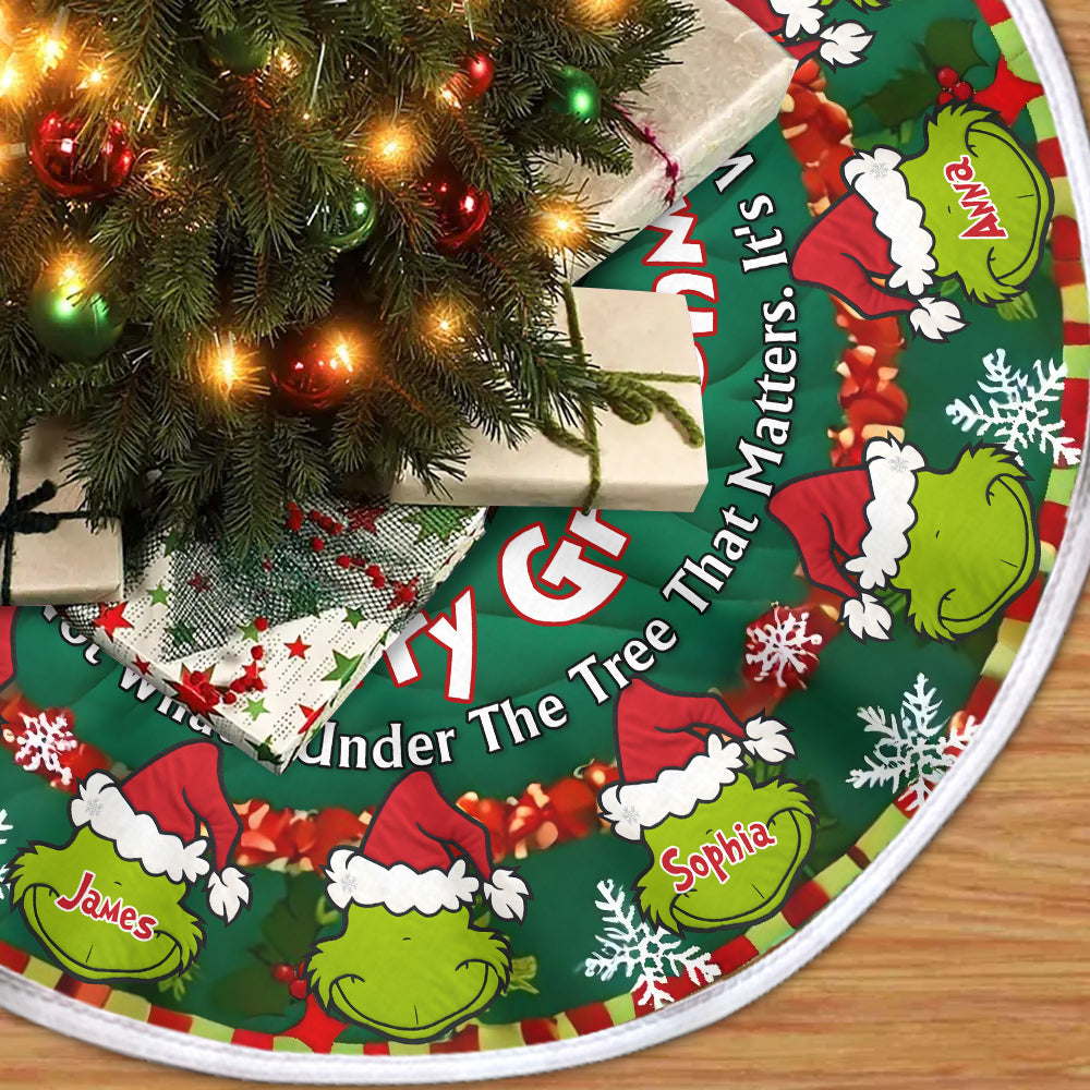 Merry Christmas - Personalized Stole Christmas Tree Skirt