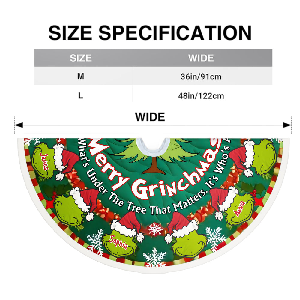 Merry Christmas - Personalized Stole Christmas Tree Skirt