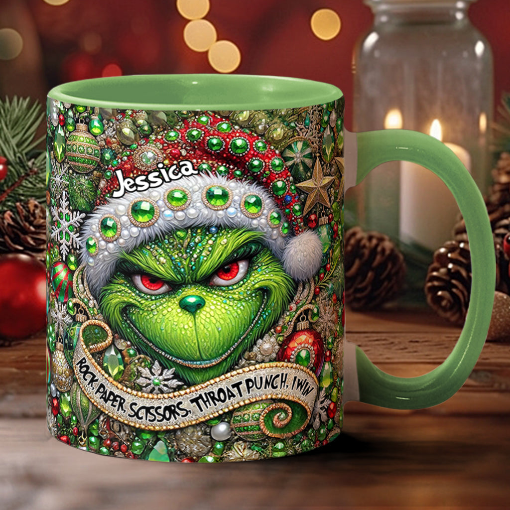 Besonders grün fühlen - Personalisierte Stola-Weihnachtsbecher
