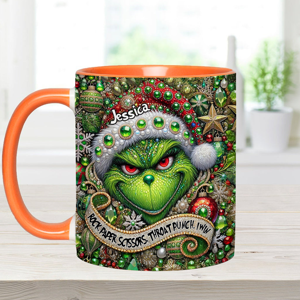 Besonders grün fühlen - Personalisierte Stola-Weihnachtsbecher