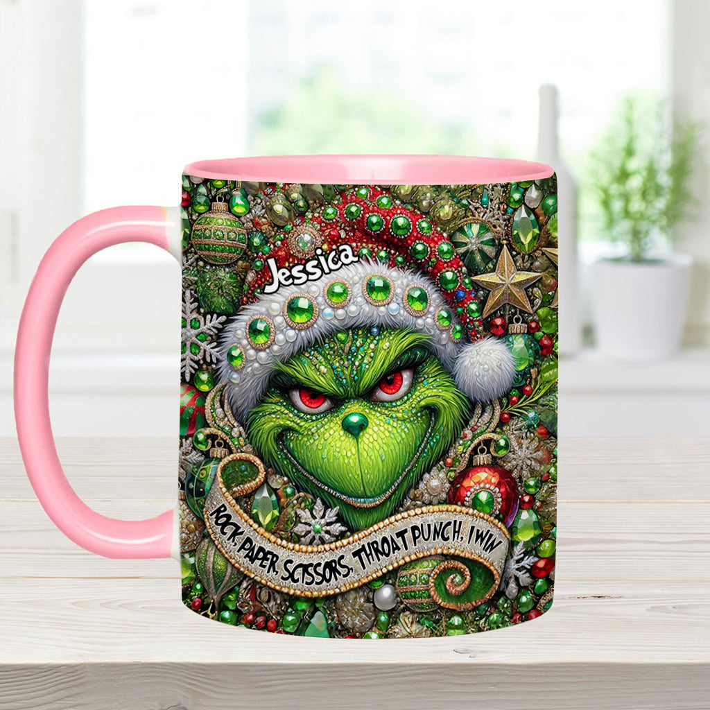 Besonders grün fühlen - Personalisierte Stola-Weihnachtsbecher