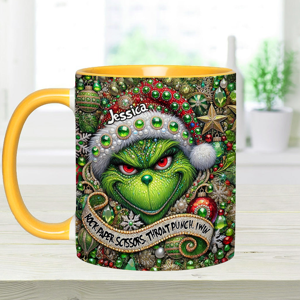 Besonders grün fühlen - Personalisierte Stola-Weihnachtsbecher