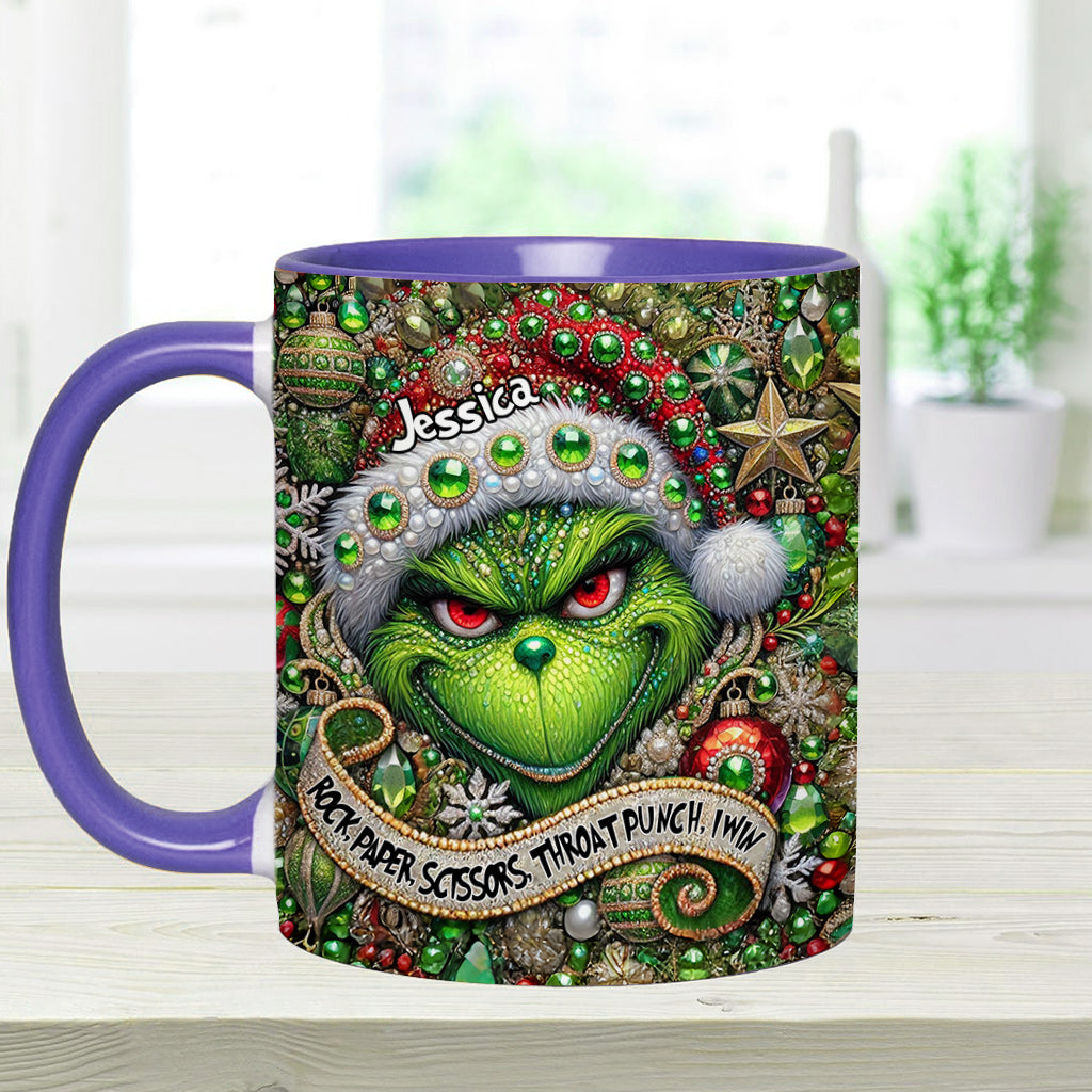 Besonders grün fühlen - Personalisierte Stola-Weihnachtsbecher