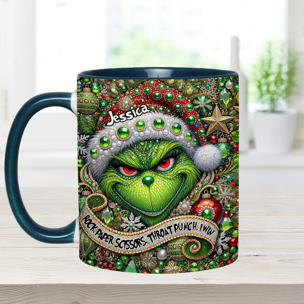 Besonders grün fühlen - Personalisierte Stola-Weihnachtsbecher