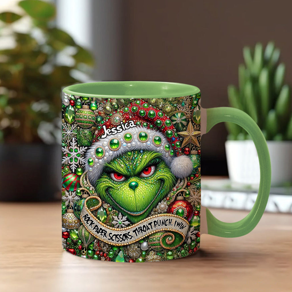 Besonders grün fühlen - Personalisierte Stola-Weihnachtsbecher