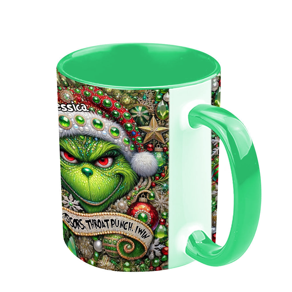 Besonders grün fühlen - Personalisierte Stola-Weihnachtsbecher