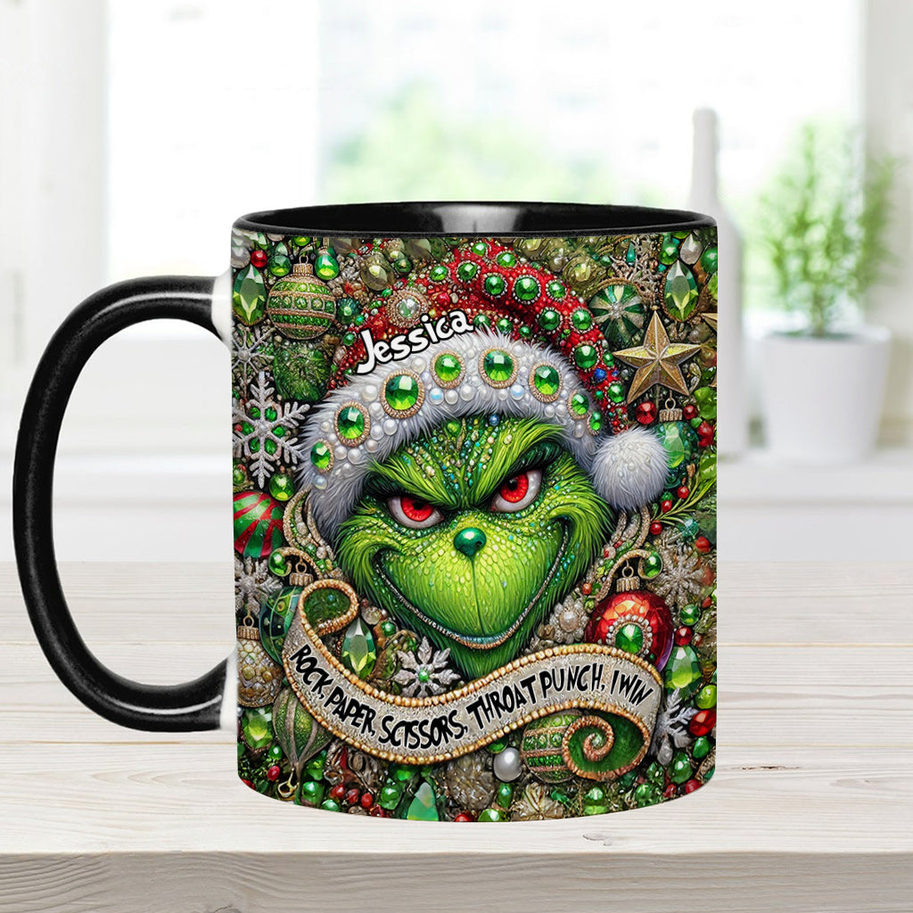 Besonders grün fühlen - Personalisierte Stola-Weihnachtsbecher