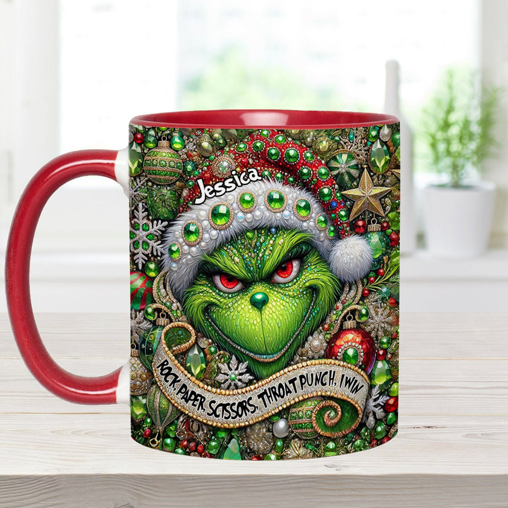 Besonders grün fühlen - Personalisierte Stola-Weihnachtsbecher