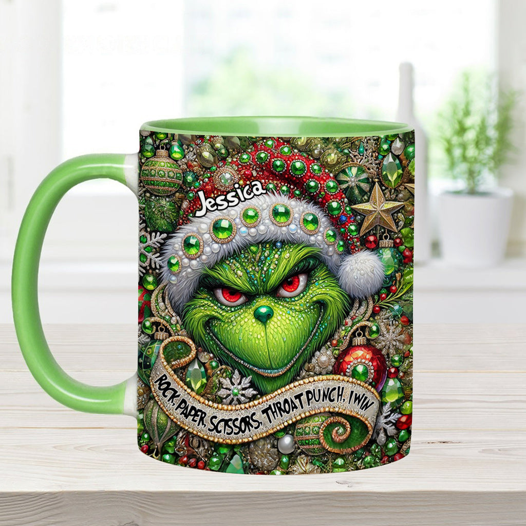 Besonders grün fühlen - Personalisierte Stola-Weihnachtsbecher