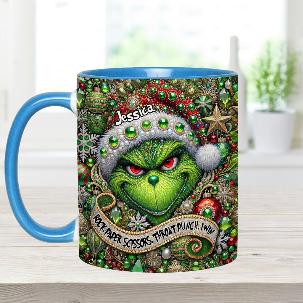 Besonders grün fühlen - Personalisierte Stola-Weihnachtsbecher