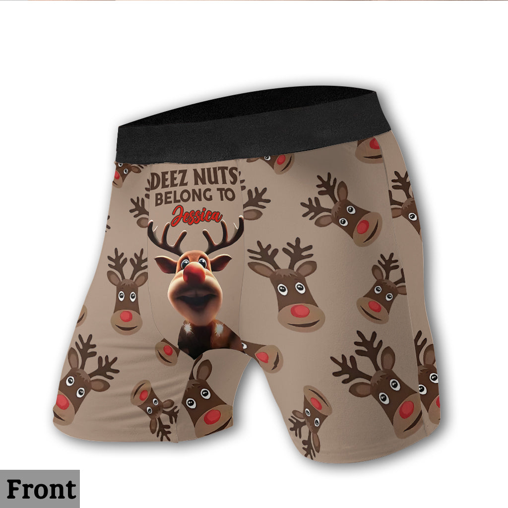Deez Nuts lui appartiennent - Boxers personnalisés pour couples d'hommes