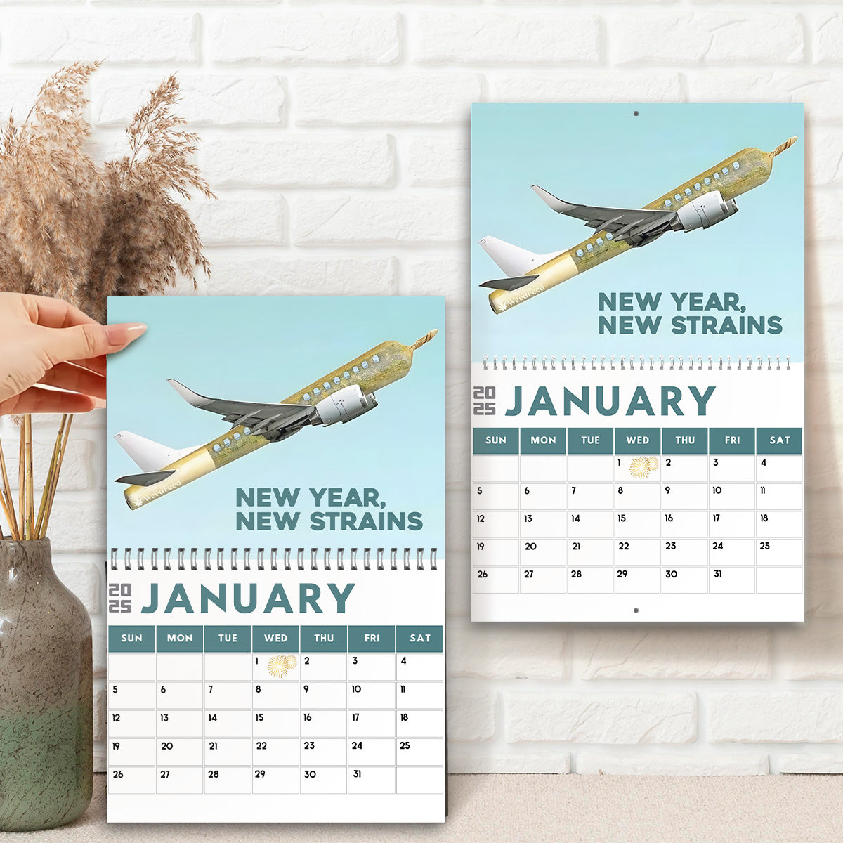 Rolling Dates - Personalized Weed Wall Calendar & Desk Calendar