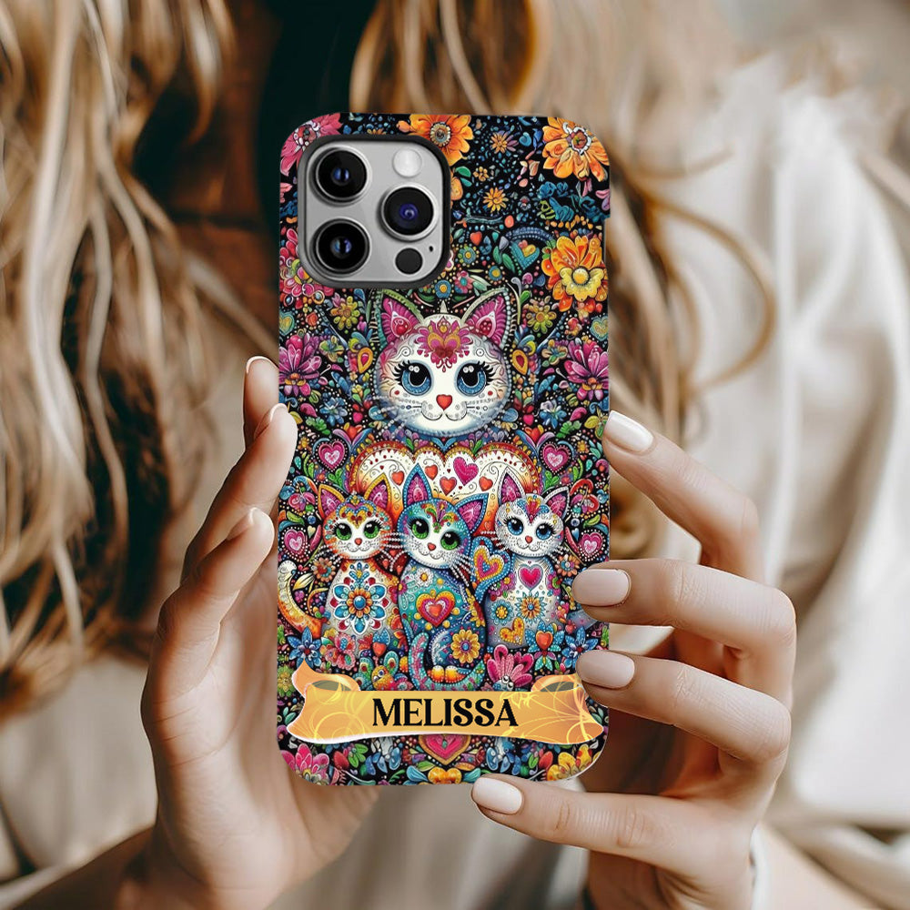 Magnifiques chats - Coque de téléphone personnalisée avec impression intégrale de chat