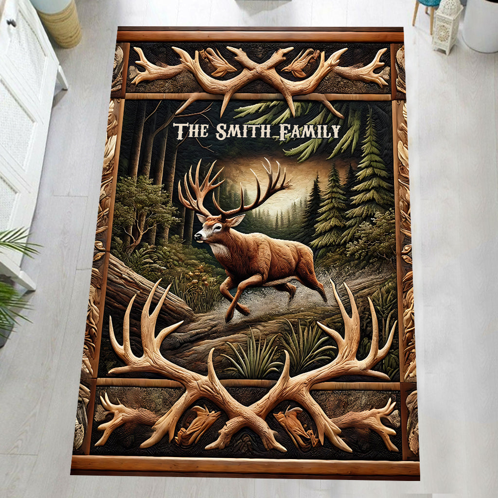 Liebe zur Jagd – Personalisierter Jagdteppich