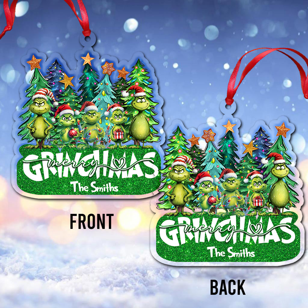 Fröhliche Grinchmas – Personalisierte Stola als Weihnachtsschmuck