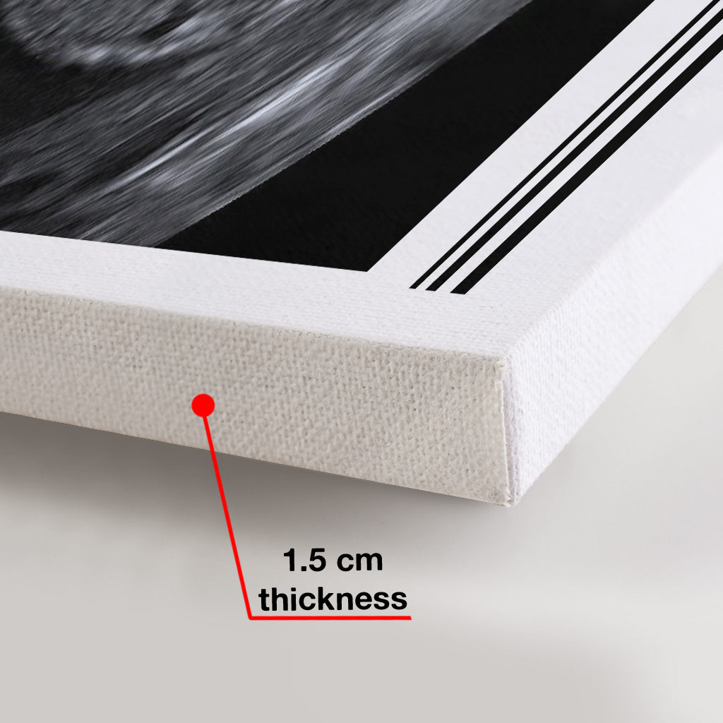 Baby kommt bald – Personalisierte Leinwand und Poster für die Mutter