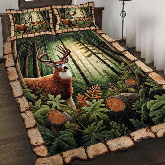 Liebe zur Jagd – Personalisiertes Jagd-Quilt-Set