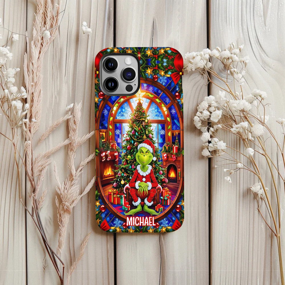 Green Christmas - Personalized Stole Christmas Full Print Phone Case