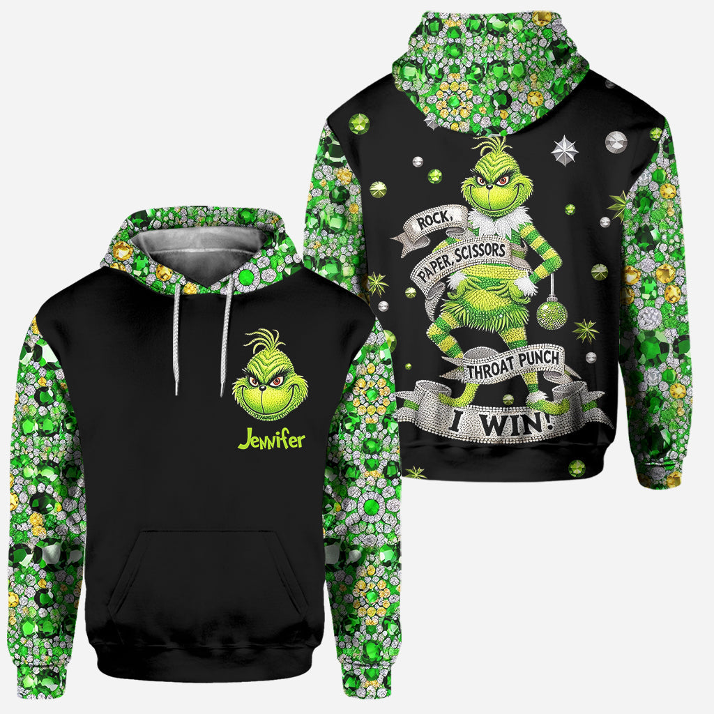 I Win - Personalized Stole Christmas Hoodie and Leggings