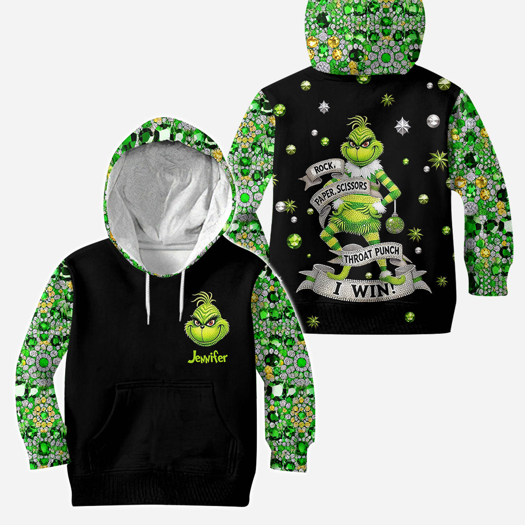 I Win - Personalized Stole Christmas Hoodie and Leggings