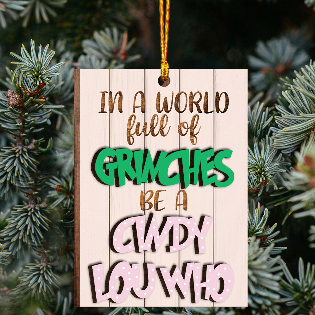 My Spirit Animal - Personalized Stole Christmas 2 Layered Wooden Ornament