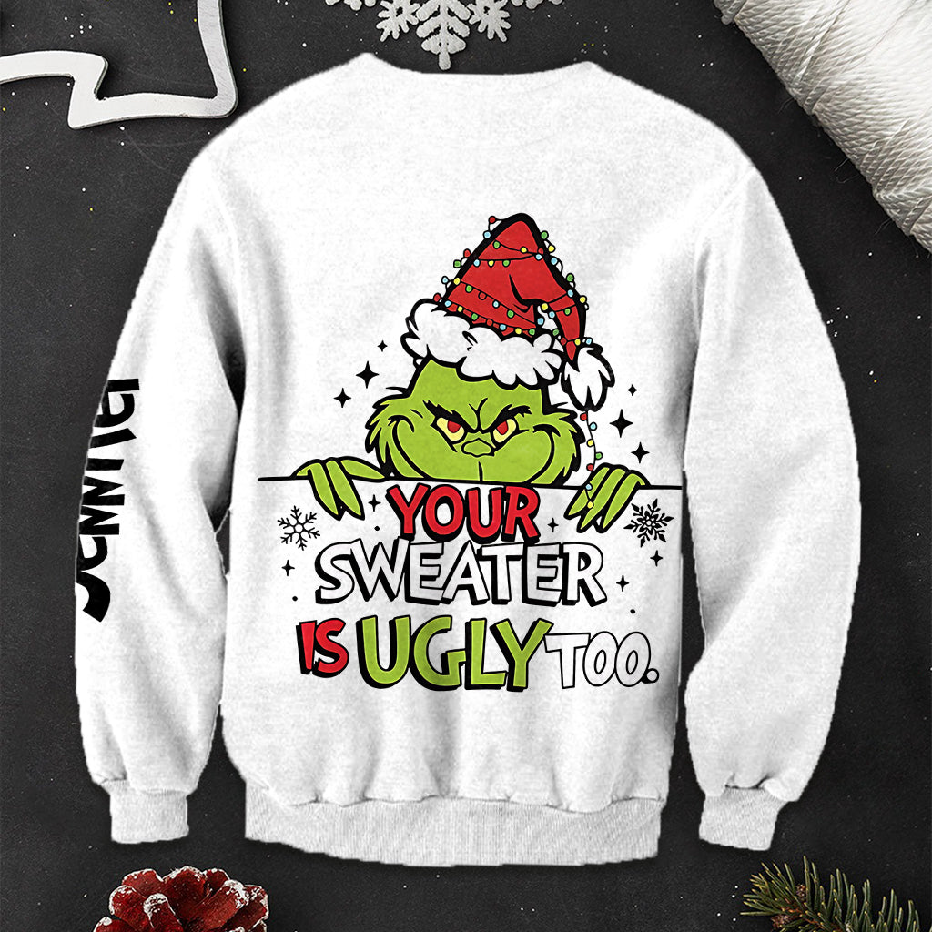 All Sweaters Are Ugly Shirt - Personalized Stole Christmas Ugly Sweater