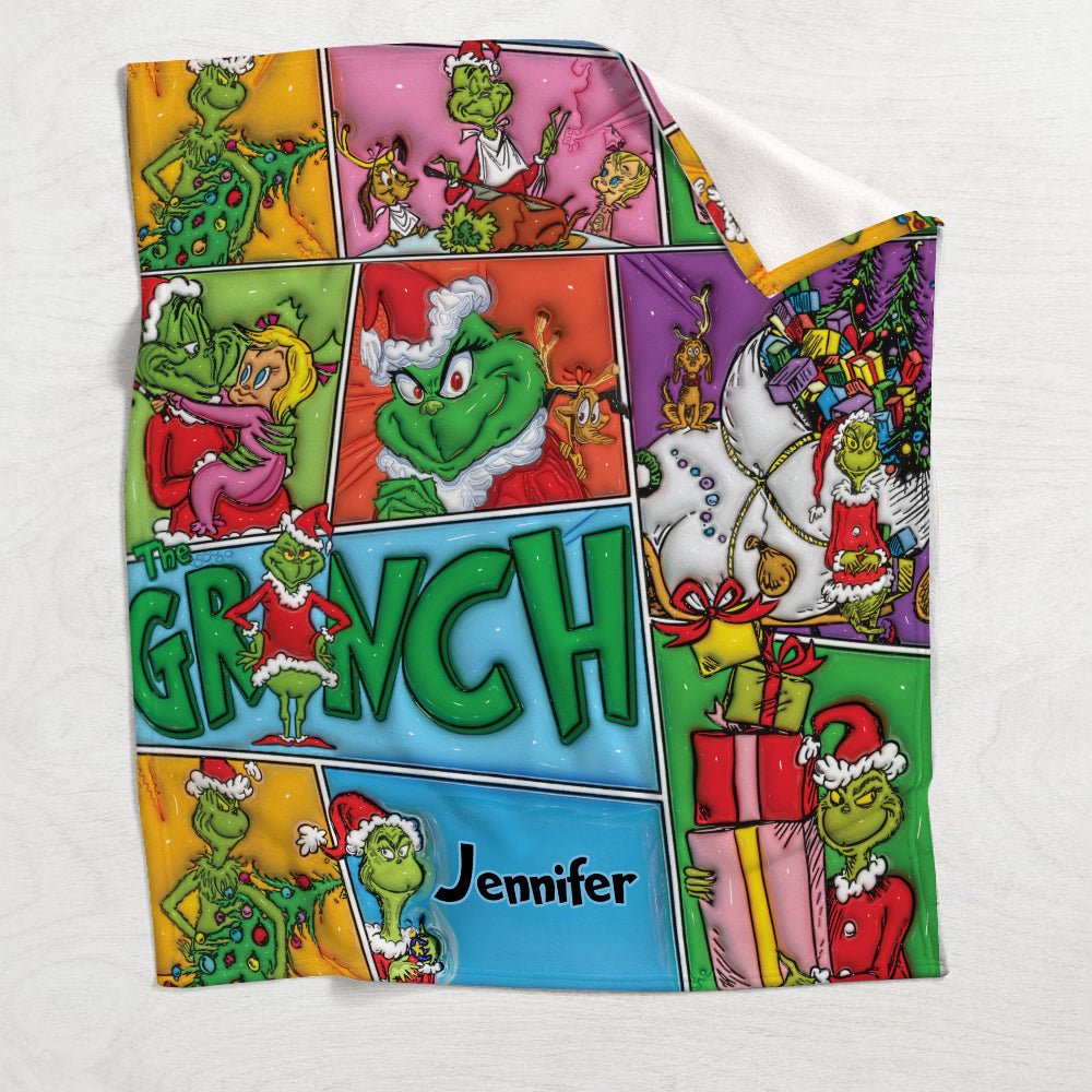 Frohe Weihnachten – Personalisierte Stola-Weihnachtsdecke