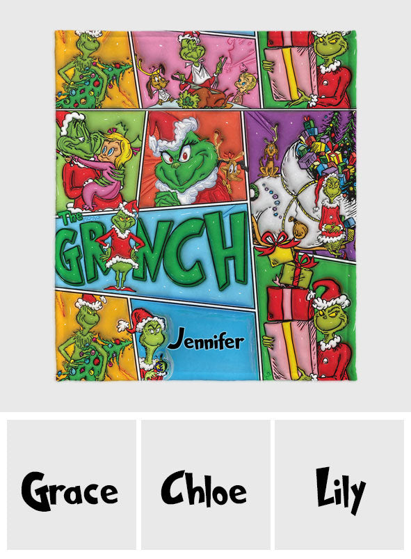 Frohe Weihnachten – Personalisierte Stola-Weihnachtsdecke