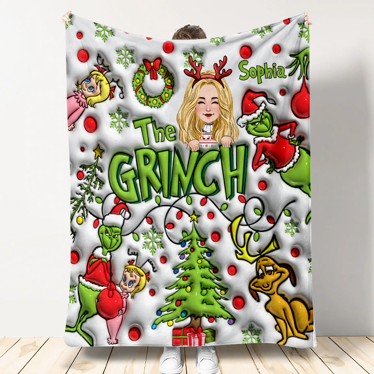 Personalisierte Decke mit beliebigem Namen